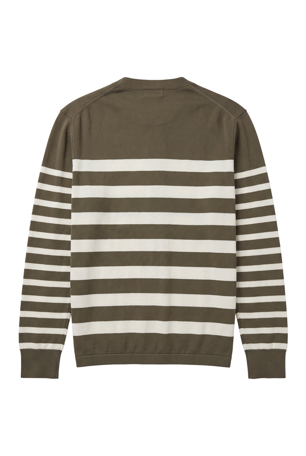 Filippa K Herren Strickpullover Grün Weiß Größe XL