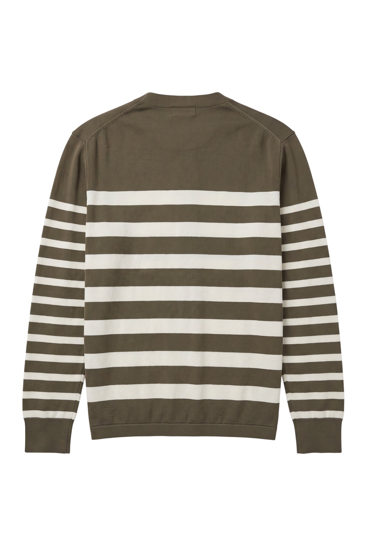 Filippa K Herren Strickpullover Grün Weiß Größe XL
