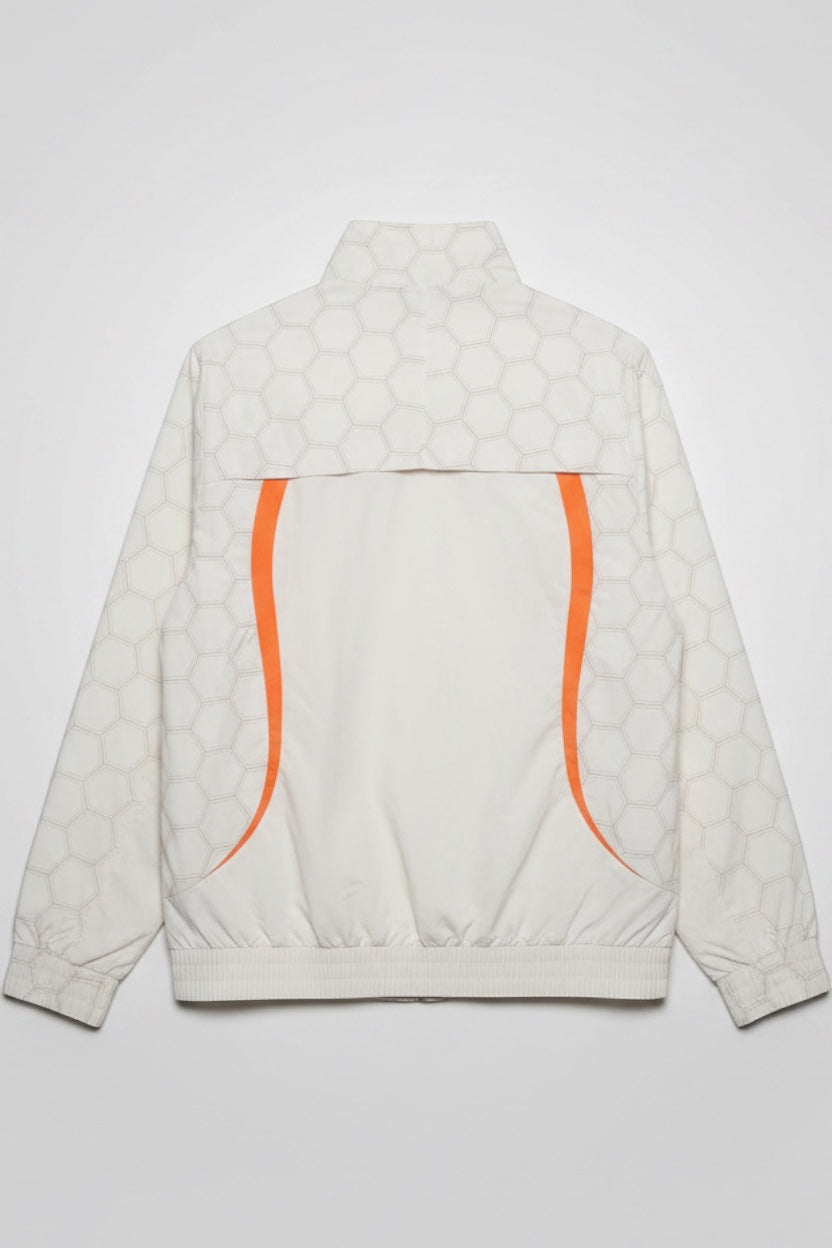 Puma Herren Trainingsjacke Weiß Orange Größe L