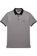 Hugo Boss Herren Poloshirt Grau-Schwarz Größe L