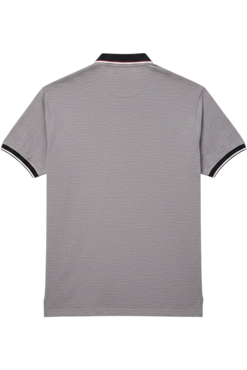 Hugo Boss Herren Poloshirt Grau-Schwarz Größe L