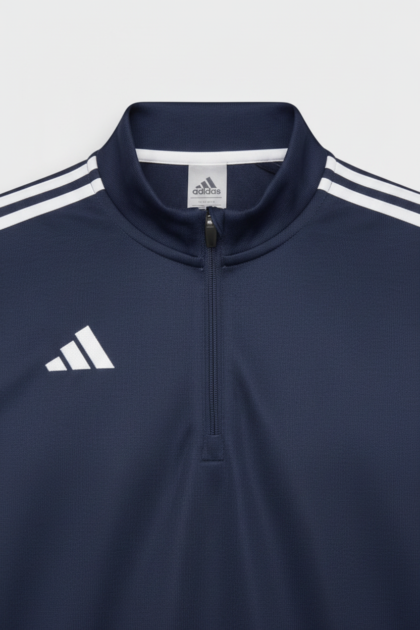 Adidas Herren Trainingsoberteil Blau Weiß Größe M