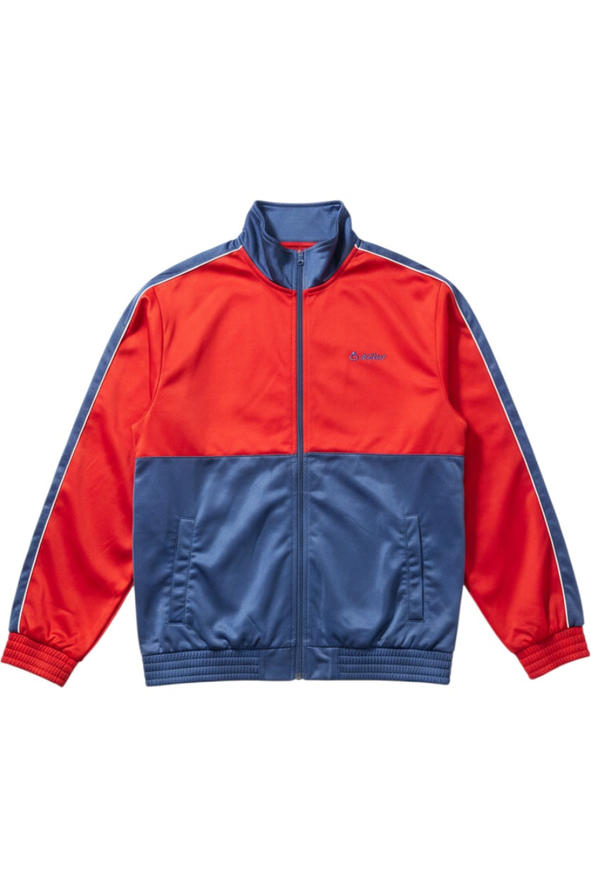 Active Herren Trainingsjacke Rot Blau Weiß Größe L