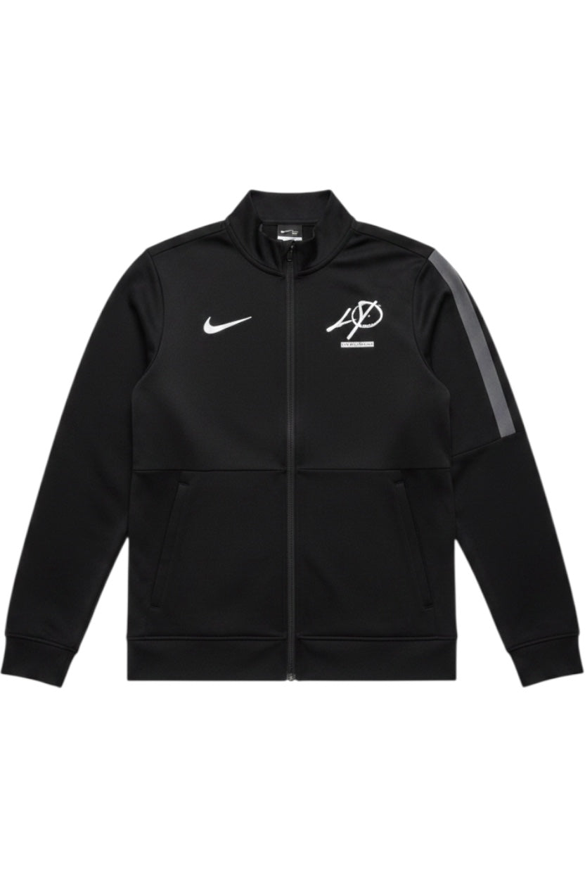 Nike Herren Trainingsjacke Schwarz Einfarbig Größe S