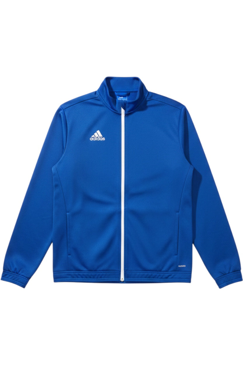 Adidas Herren Trainingsjacke Blau Einfarbig Größe M