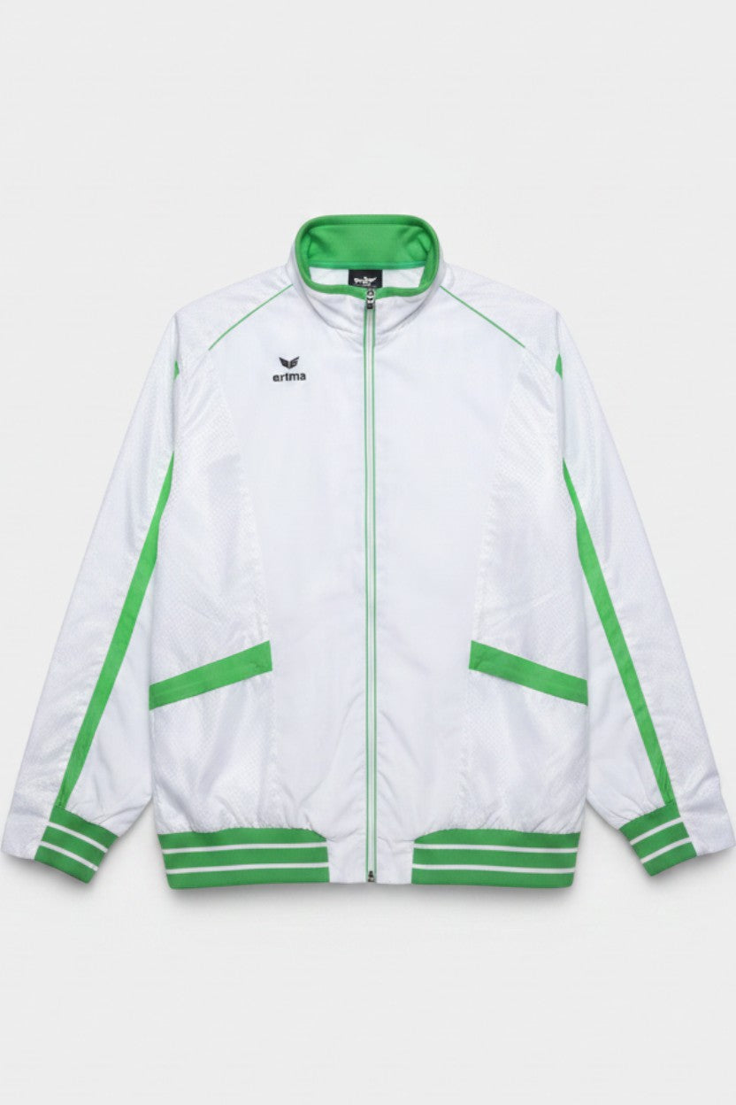 Erima Herren Trainingsjacke Weiß Grün Größe 46