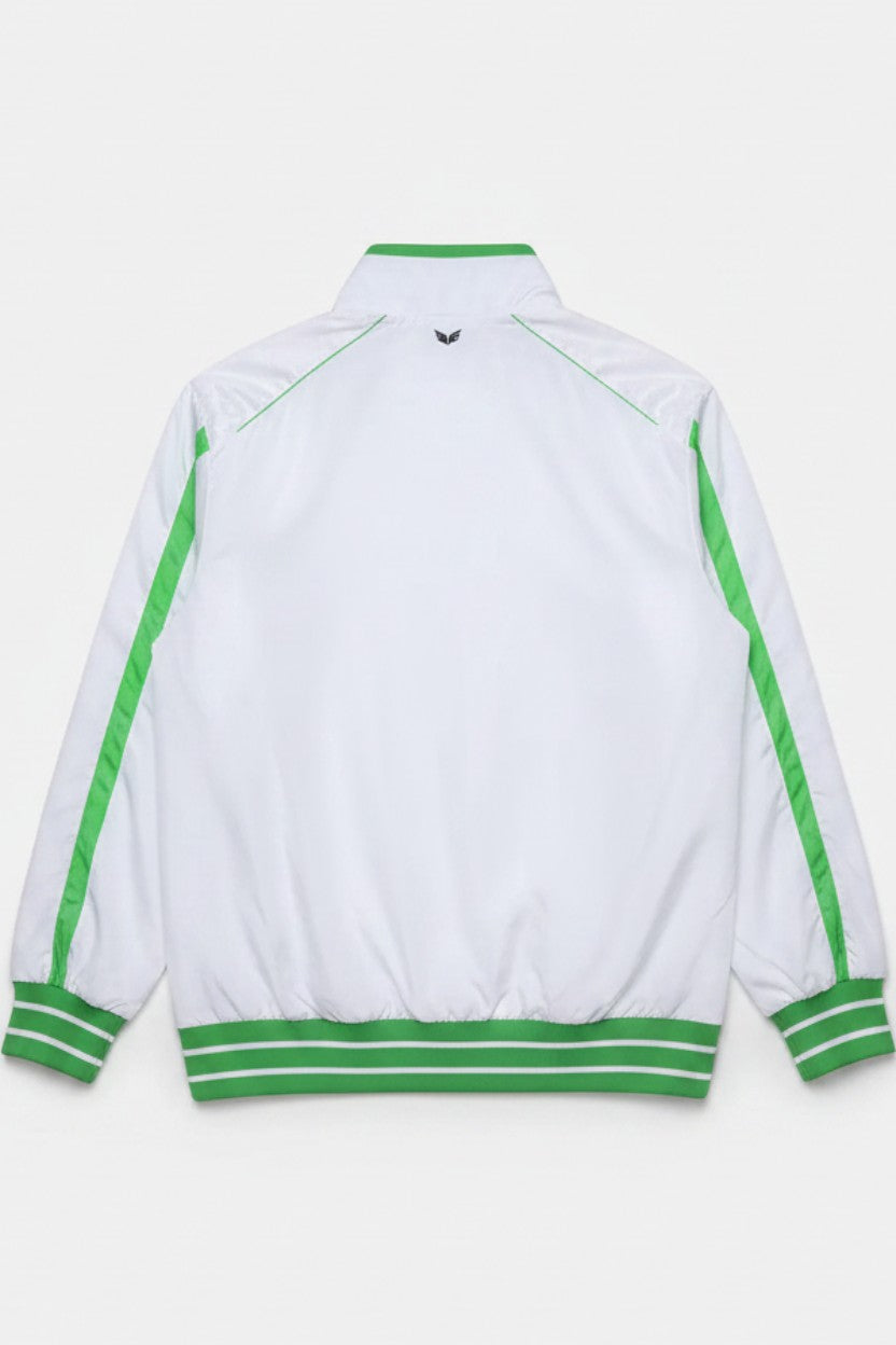 Erima Herren Trainingsjacke Weiß Grün Größe 46