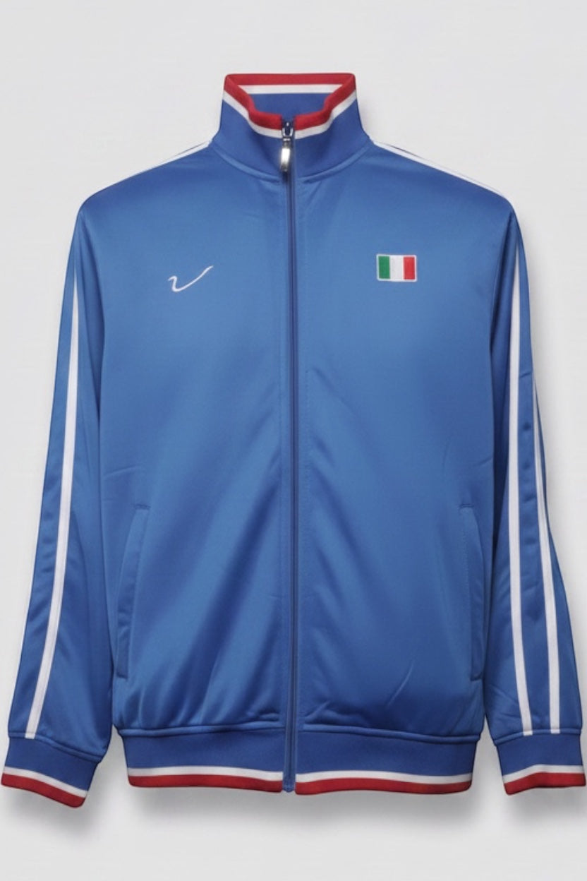 Pation Sport Herren Trainingsjacke Blau Größe M