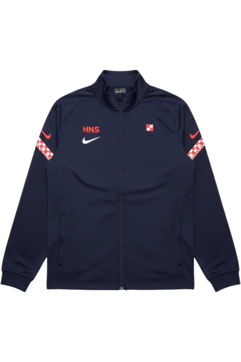 Nike Herren Trainingsjacke Blau Rot Weiß Karo Größe L