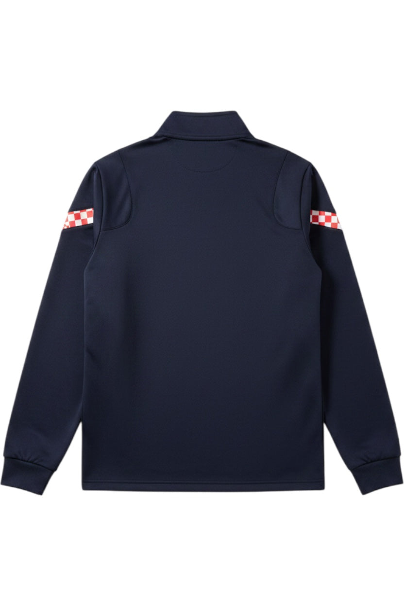 Nike Herren Trainingsjacke Blau Rot Weiß Karo Größe L