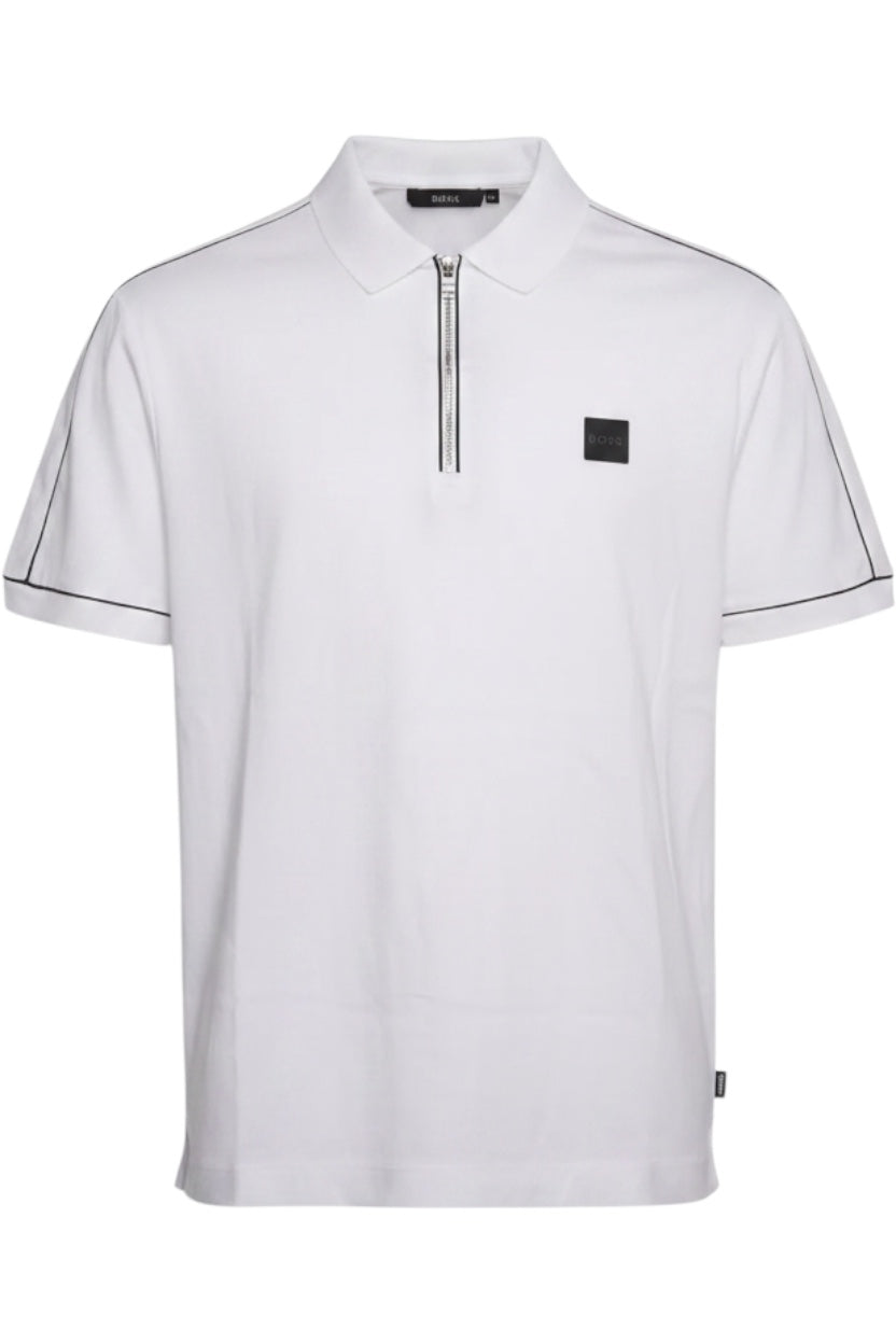 Hugo Boss Herren Poloshirt Weiß Größe M