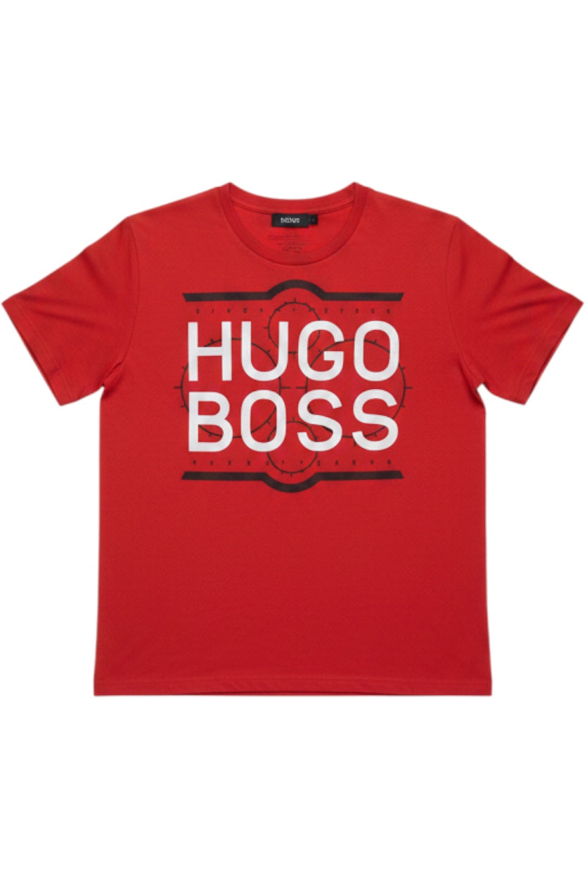 Hugo Boss Herren T-Shirt Rot Größe S