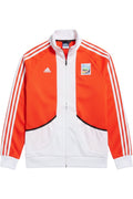 Adidas Herren Trainingsjacke Rot Weiß Streifen Größe M