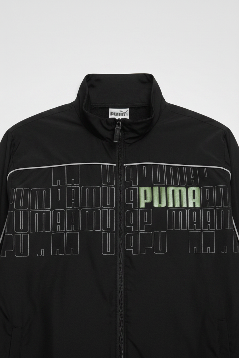 Puma Herren Trainingsjacke Grau Größe 52_54