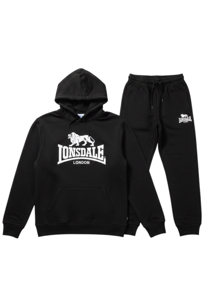 Herren Freizeitanzug Schwarz Print Größe S