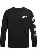 Nike Herren Langarmshirt Grau Größe M