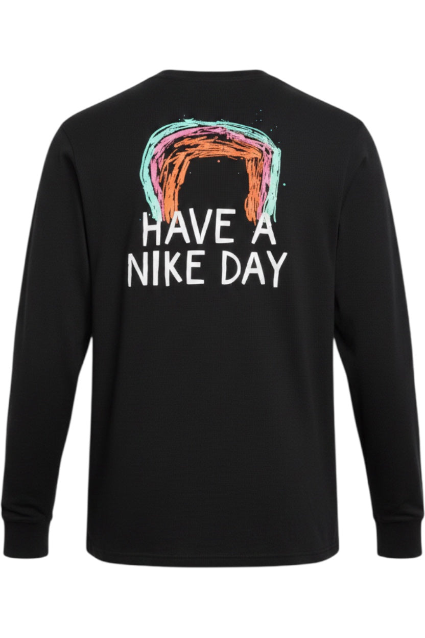 Nike Herren Langarmshirt Grau Größe M