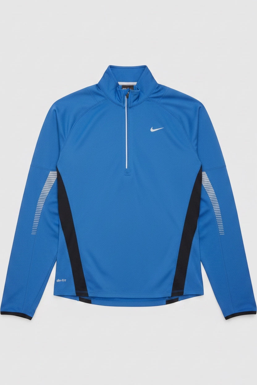 Nike Herren Trainingsoberteil Blau Schwarz Größe M