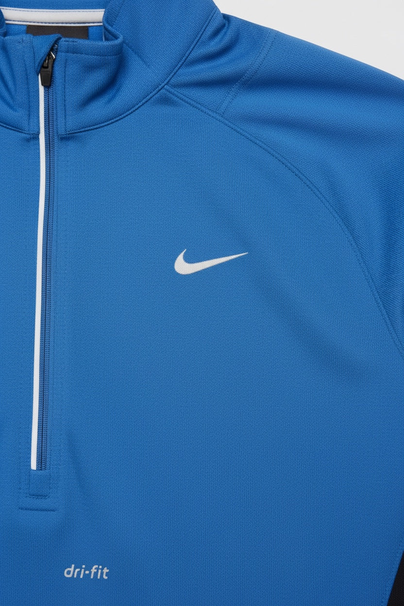 Nike Herren Trainingsoberteil Blau Schwarz Größe M