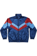 Leopard Herren Trainingsjacke Blau Rot Mehrfarbig Größe XL
