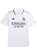 Adidas Herren Fußball Trikot Weiß Einfarbig Größe S