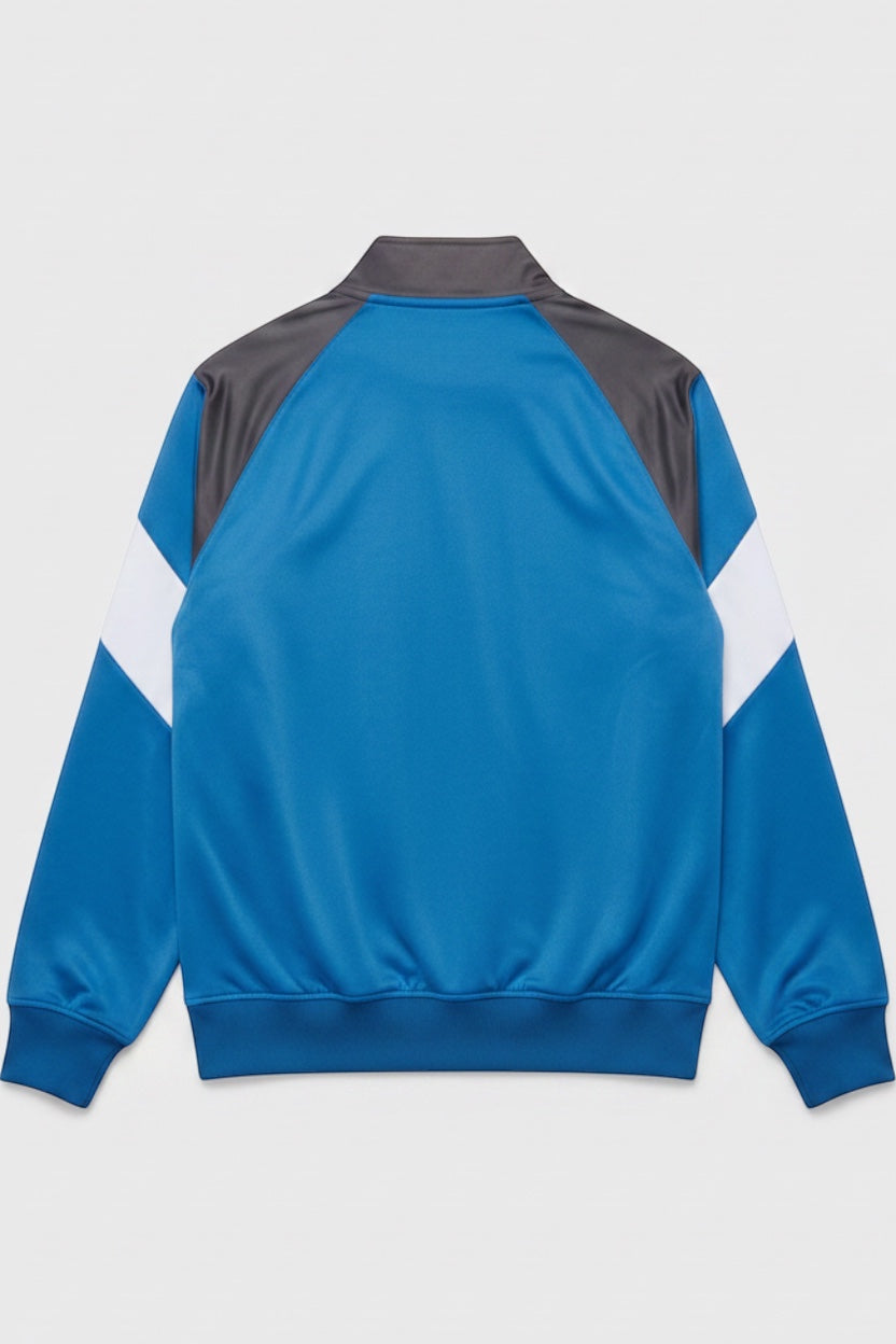98-86 Herren Trainingsjacke Blau Schwarz Weiß Größe M