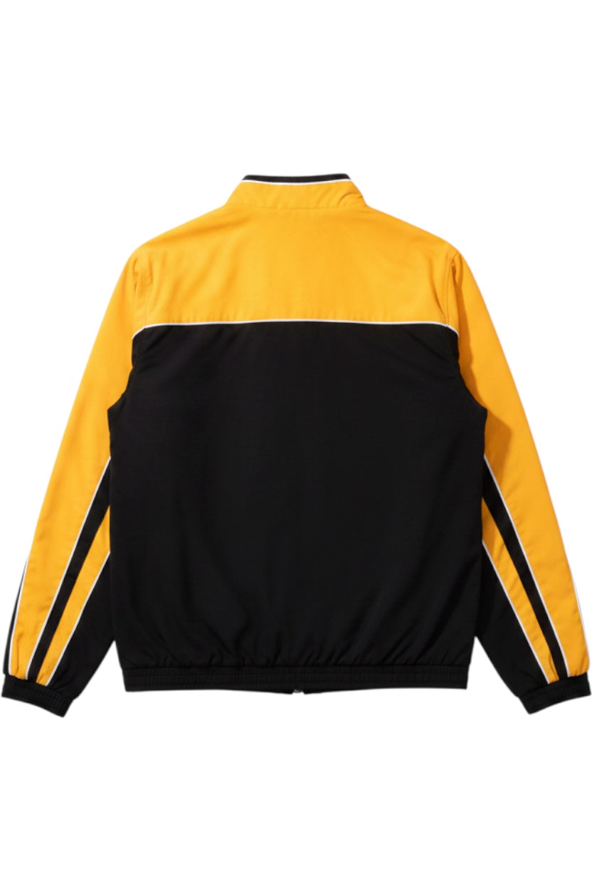 Adidas Herren Trainingsjacke Orange Schwarz Mehrfarbig Streifen Größe L