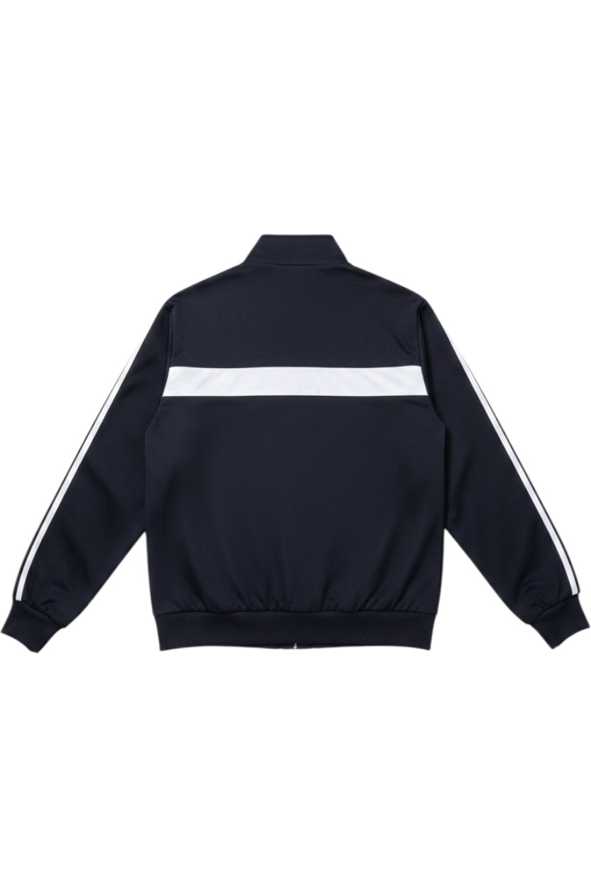 Adidas Herren Trainingsjacke Blau Weiß Größe M