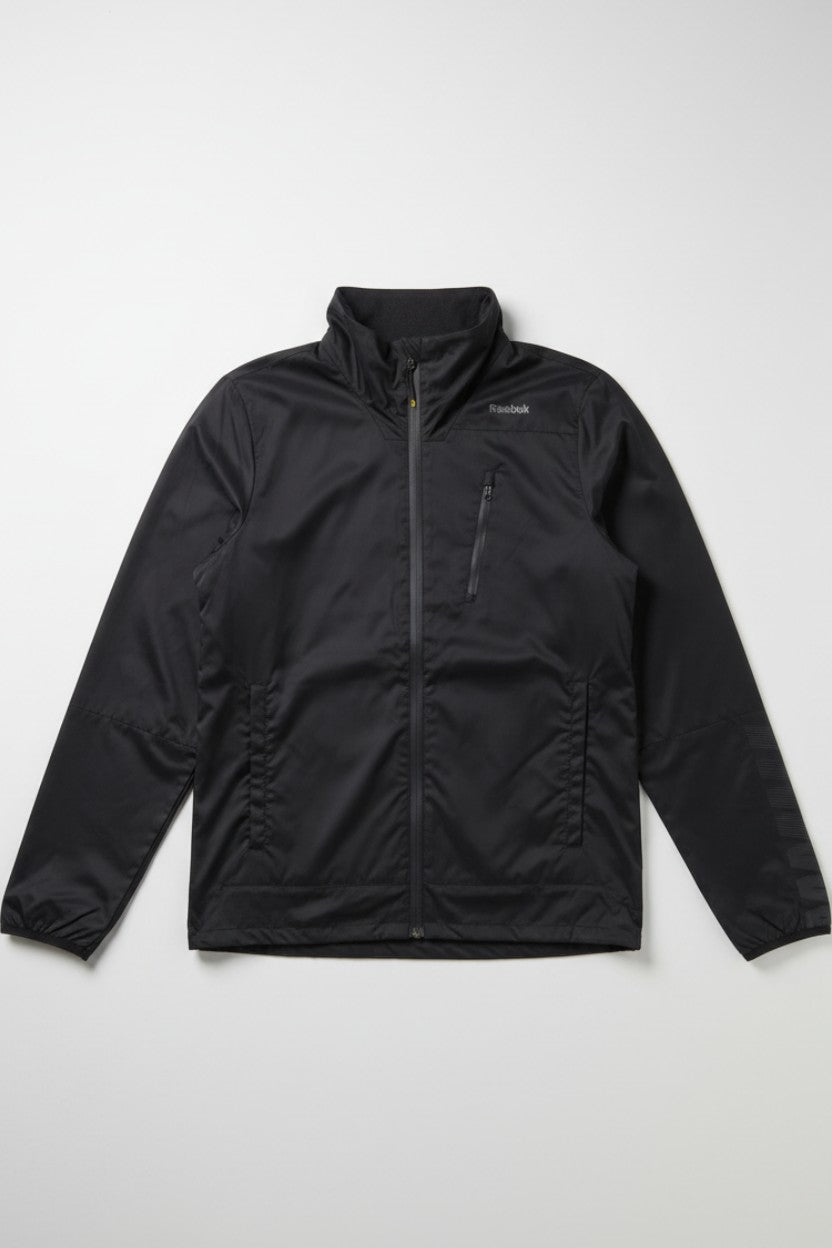 Reebok Herren Trainingsjacke Schwarz Größe M