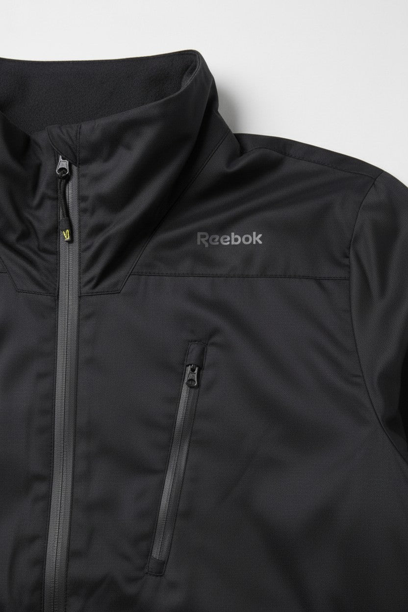 Reebok Herren Trainingsjacke Schwarz Größe M