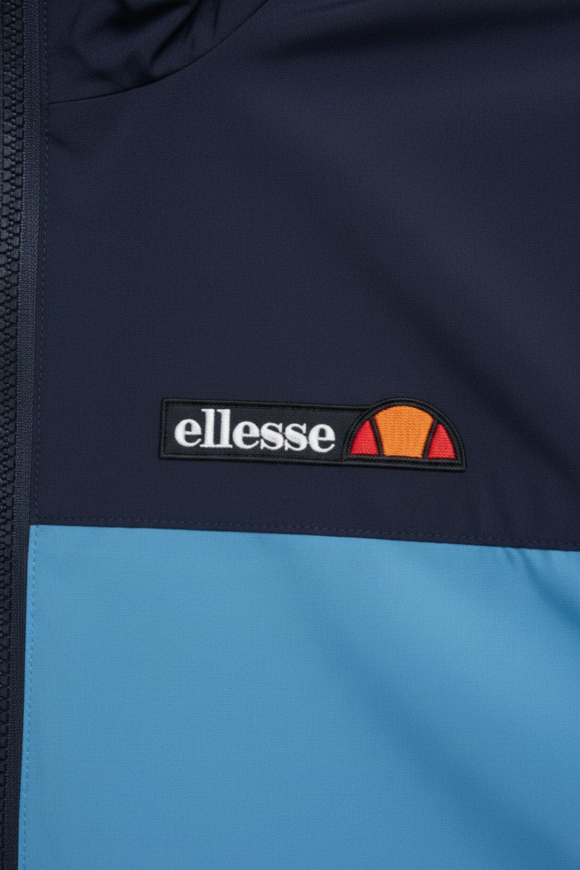 Ellesse Herren Trainingsjacke Blau Weiß Größe M