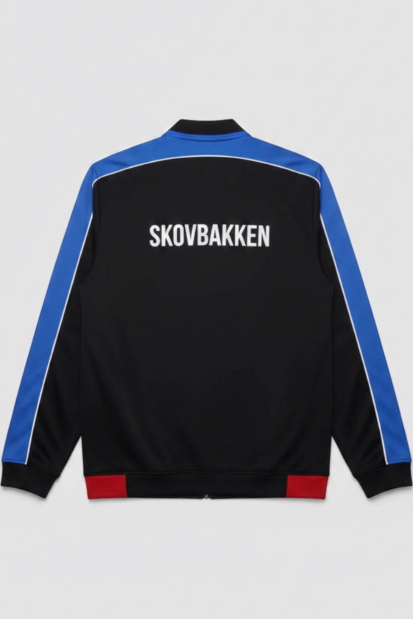RSL Herren Trainingsjacke Grau Blau Rot Größe L