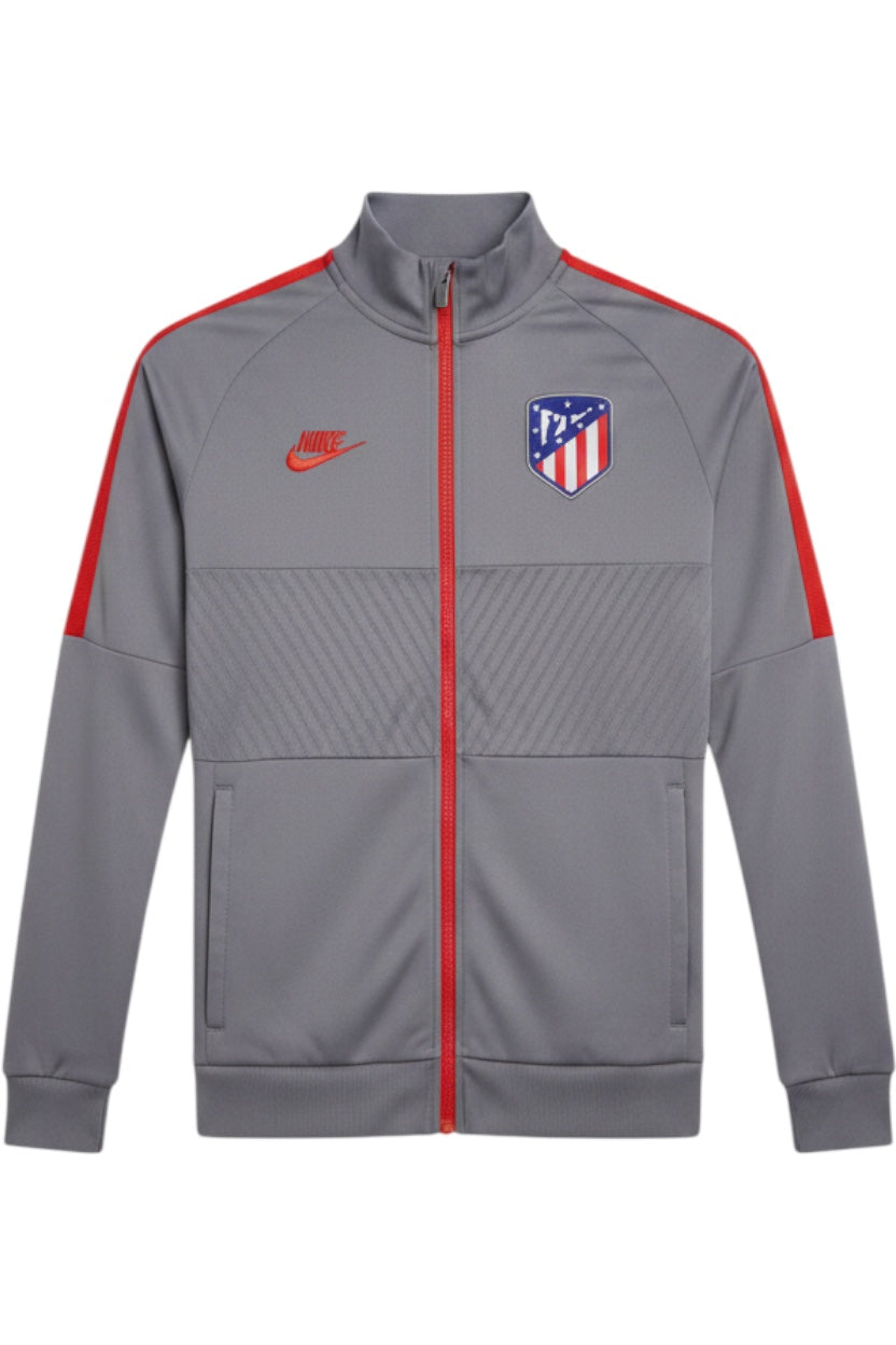 Nike Herren Trainingsjacke Grau Rot Größe M