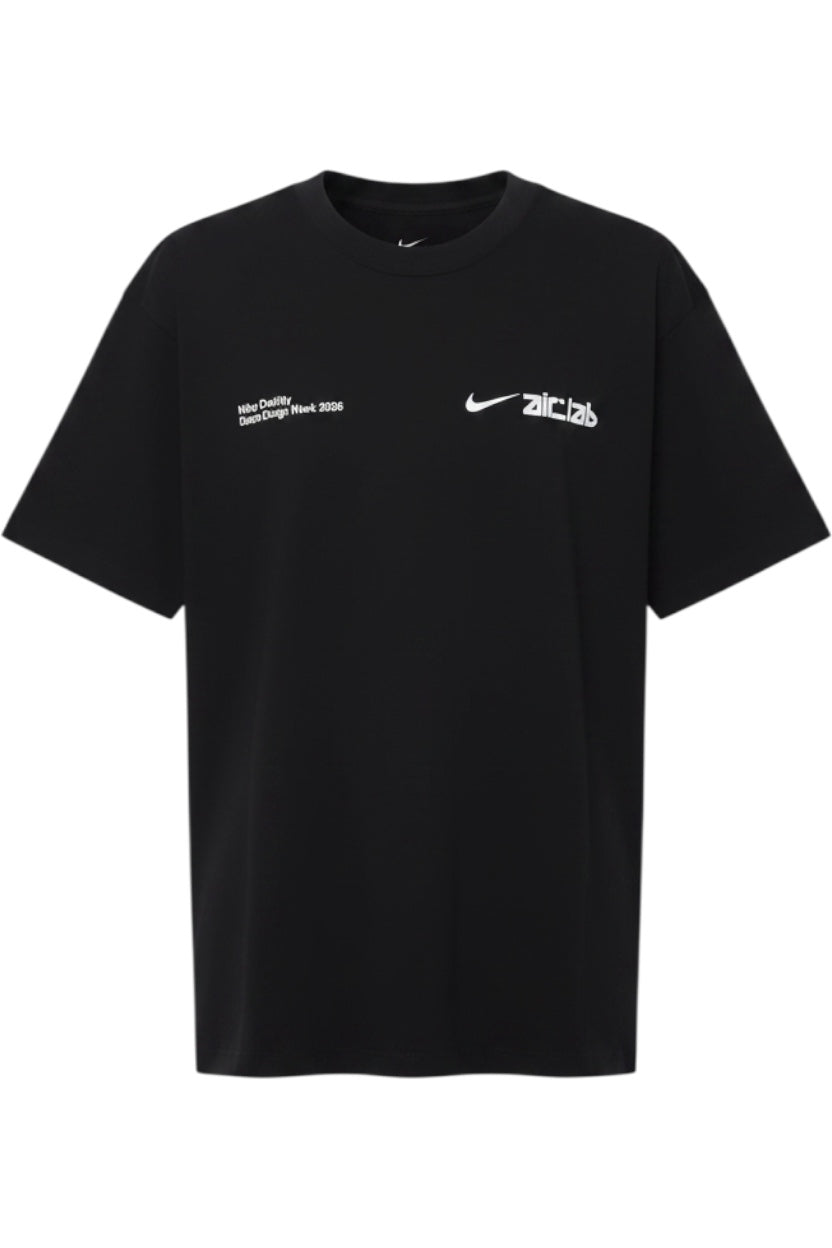 Nike Unisex T-Shirt Air Lab Schwarz Print Größe S