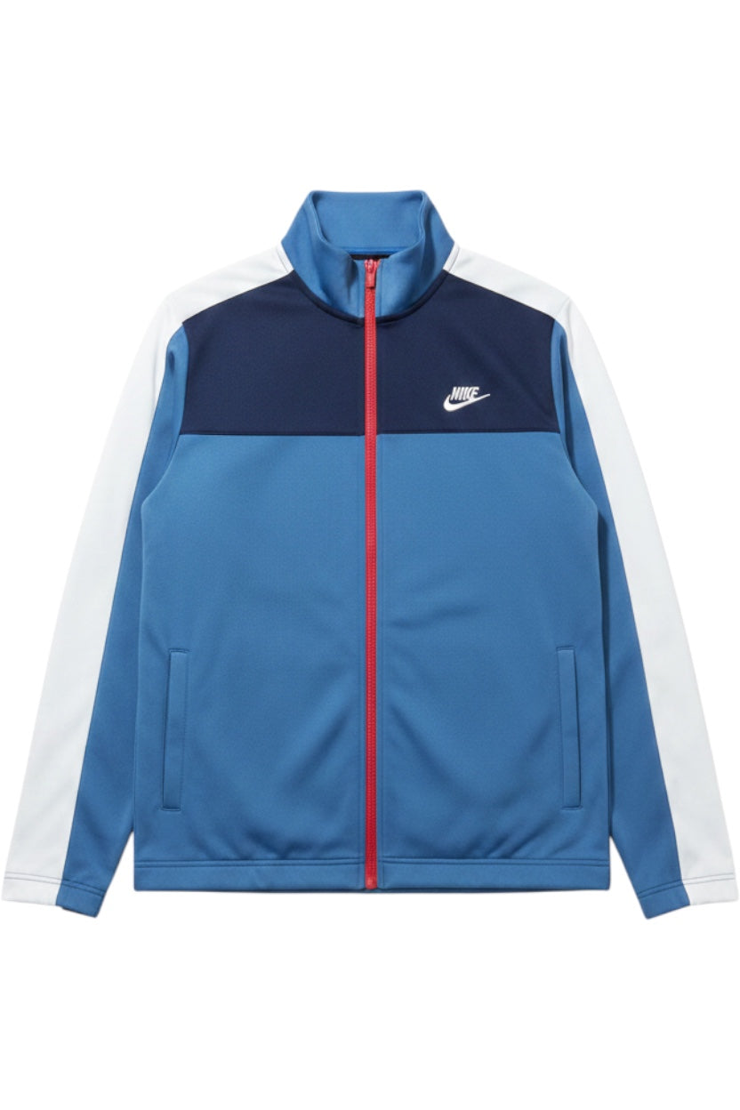 Nike Herren Trainingsjacke Blau Weiß Rot Größe L