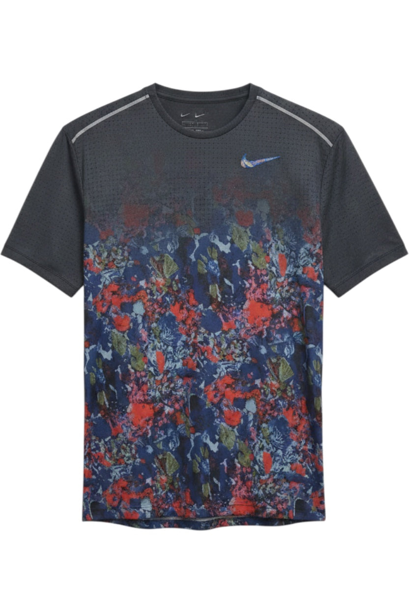 Nike Running Herren T-Shirt Grau-Mehrfarbig Größe L