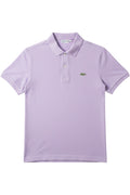 Lacoste Herren Poloshirt Lila Größe S