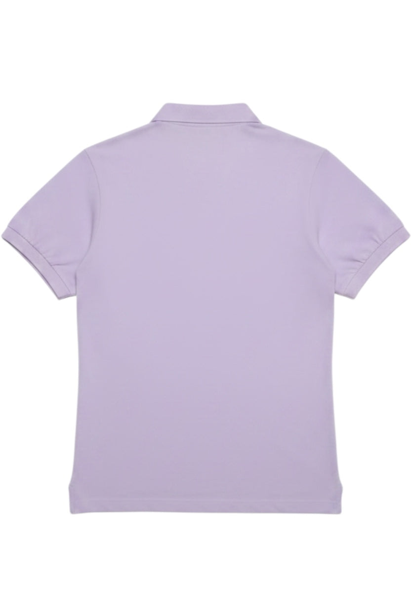 Lacoste Herren Poloshirt Lila Größe S