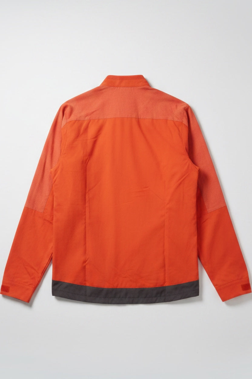 Adidas Herren Coachjacke Rot Schwarz Größe XL