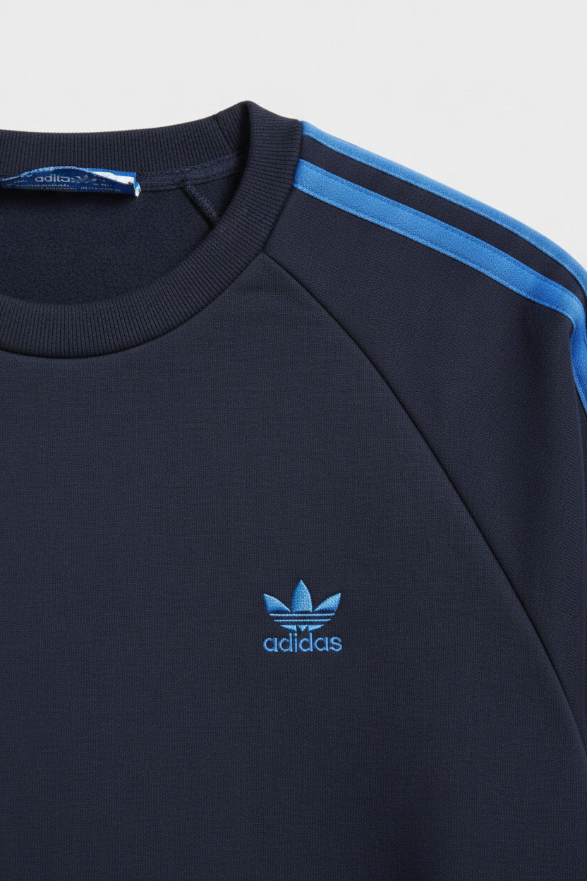 Adidas Herren Sweatshirt Blau Größe M/L