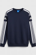 Adidas Herren Sweatshirt Blau Weiß Größe L