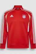 Adidas Herren Sweatshirt Rot Weiß Größe M