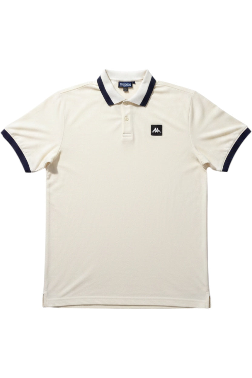 Kappa Herren Poloshirt Beige Blau Größe XL