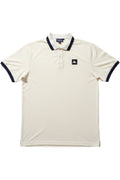 Kappa Herren Poloshirt Beige Blau Größe XL
