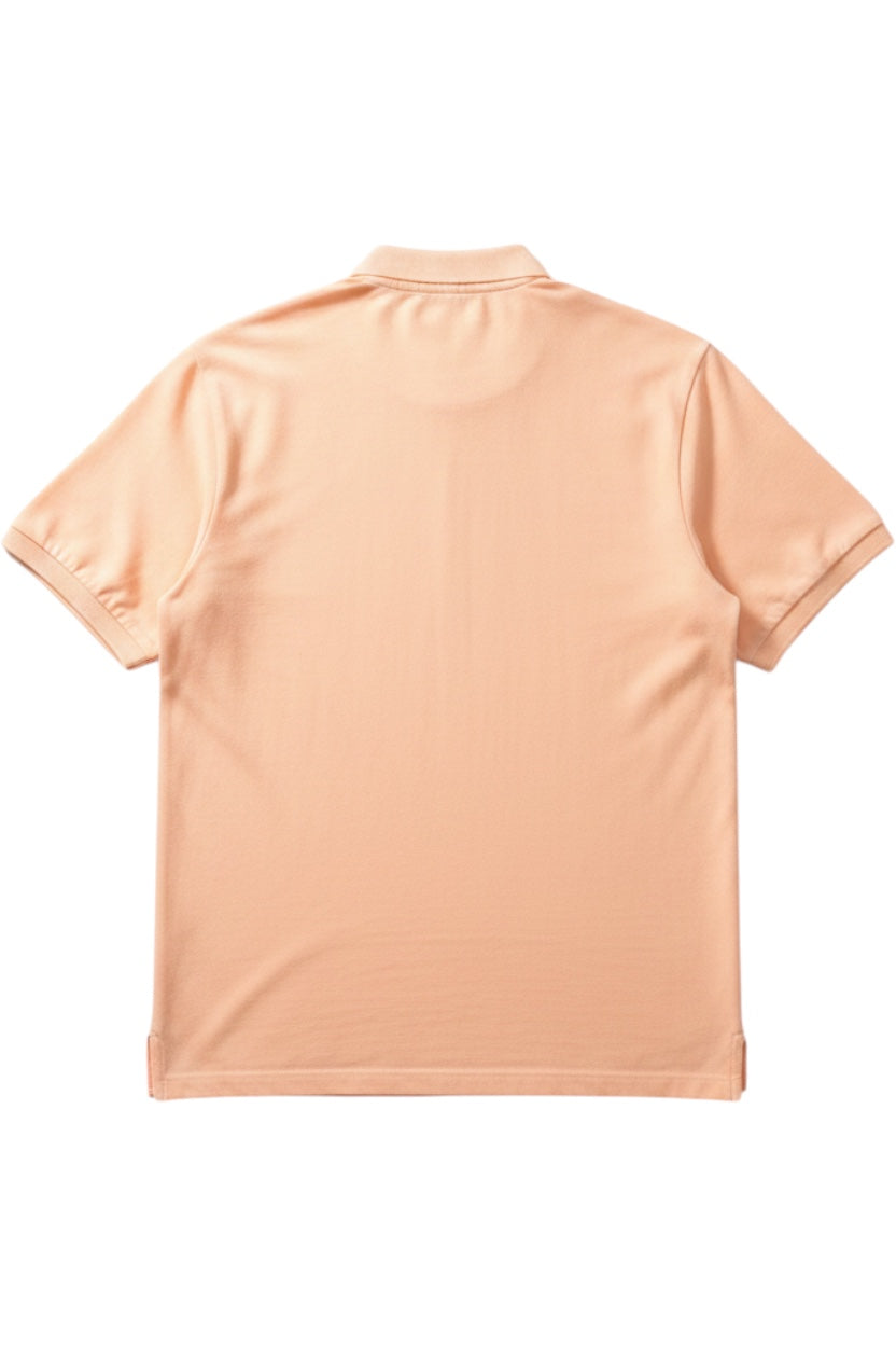 Kappa Herren Poloshirt Orange Einfarbig Größe XXL