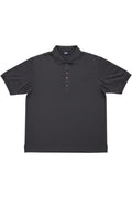 Reebok Herren Poloshirt Grau Einfarbig Größe XL