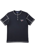 Reebok Herren T-Shirt Blau Einfarbig Größe L