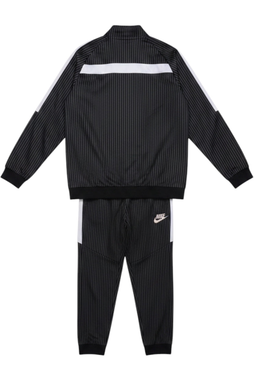 Nike Herren Trainingsset Schwarz Weiß Nadelstreifen Größe L