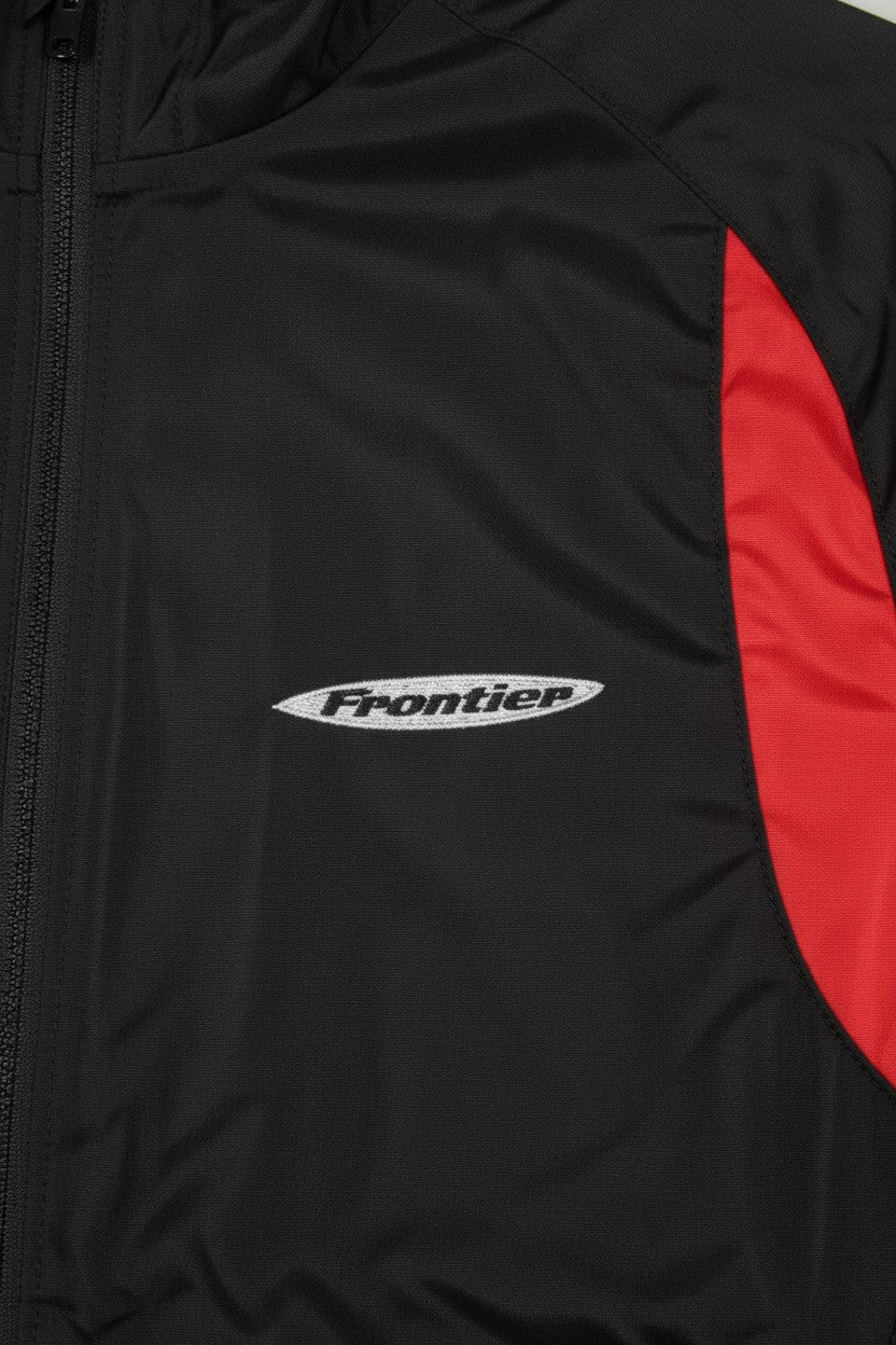 Newline Herren Trainingsjacke Schwarz Rot Größe L
