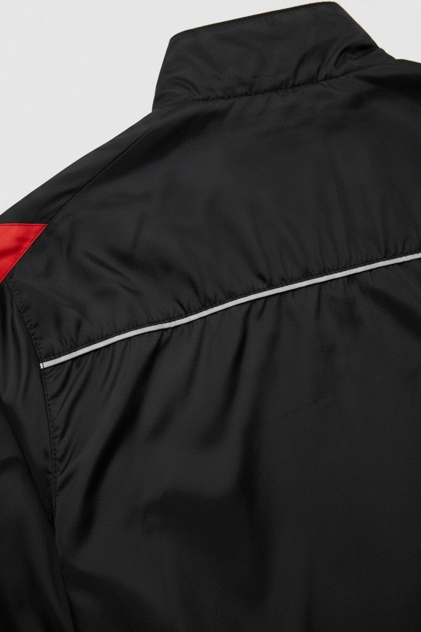 Newline Herren Trainingsjacke Schwarz Rot Größe L